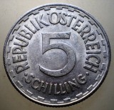 7.255 AUSTRIA 5 SCHILLING 1952, Europa, Aluminiu