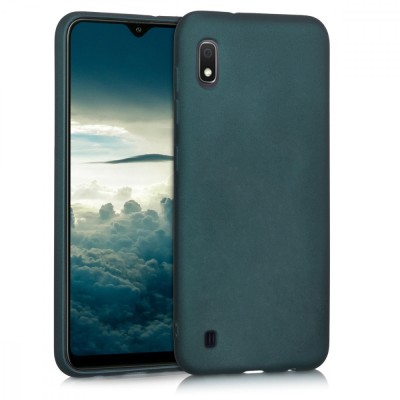 Husa pentru Samsung Galaxy A10, Silicon, Verde, 49815.14 foto