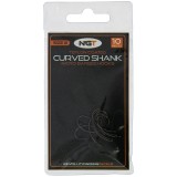 Cumpara ieftin NGT Teflon Coated Curved Shank Hooks Size 8, NGT TACKLE