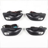 Set 4 manere interioare iluminate cu lumini ambientale LED portiere pentru BMW F10 F11 F18 Seria 5 - Negre