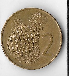Moneda 2 cents 1972 - Cook