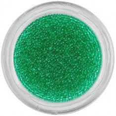 Perle pentru unghii, 0,5 mm – verde aprins