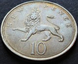 Cumpara ieftin Moneda 10 PENCE - MAREA BRITANIE / ANGLIA, anul 1967 * cod 4458, Europa