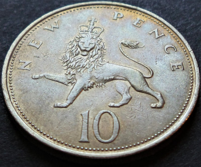 Moneda 10 PENCE - MAREA BRITANIE / ANGLIA, anul 1967 * cod 4458 foto