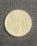 Moneda Cehoslovacia 20 haleri 1930