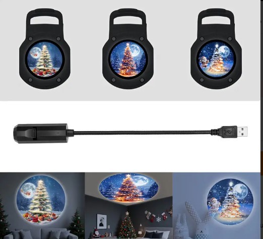 Proiector cu Imagini de craciun!