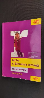 LIMBA SI LITERATURA ROMANA CAIETUL ELEVULUI CLASA A VI A SAMIHAIAN DOBRA ROMAN foto