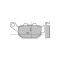 MBS Placute frana sinter Peugeot SV250 spate, Cod Produs: 225102613RM