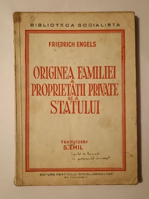 Friedrich Engels - Originea familiei, a proprietății private și a statului (ediția III-a)