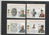 ROMANIA 2017 LP 2174 a GLORIE EROILOR PRIMULUI RAZBOI MONDIAL SERIE CU VINIETA MNH NESTAMPILATA, Nestampilat