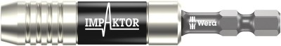 Adaptor biti magnetic Impaktor cu inel de retinere, 1/4&amp;quot;x75mm, Wera 05057675001 HardWork ToolsRange foto