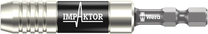 Adaptor biti magnetic Impaktor cu inel de retinere, 1/4&quot;x75mm, Wera 05057675001 HardWork ToolsRange