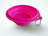 Castron extensibil pliabil pentru animale de companie, marime mica, cu carabina