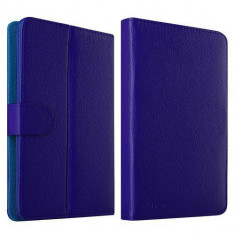 Husa Tableta Piele Universala Dark Blue 7.0