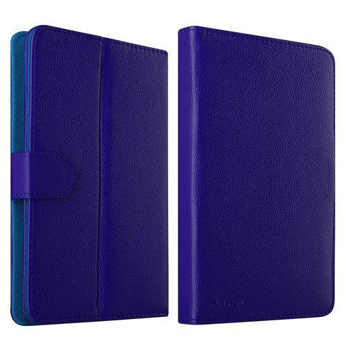 Husa Tableta Piele Universala&nbsp;Dark Blue 7.0