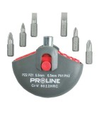 Set varfuri CrV S2 in carcasa cu maner PH1 PH2 PZ1 PZ2 plate 5.5 6.5