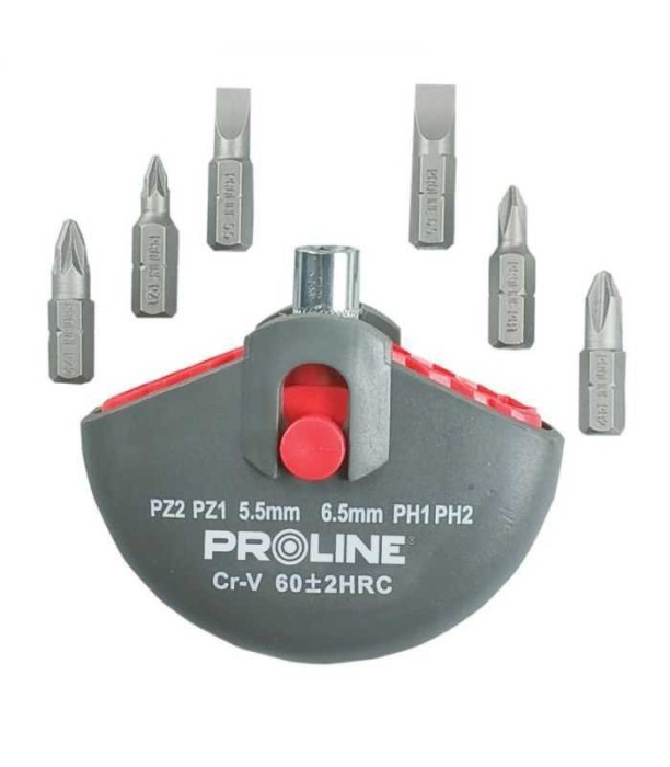 Set varfuri CrV S2 in carcasa cu maner PH1 PH2 PZ1 PZ2 plate 5.5 6.5