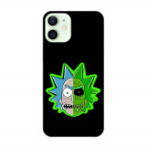 Husa compatibila cu Apple iPhone 12 Mini Silicon Gel Tpu Model Rick And Morty Alien