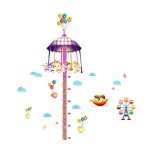 Cumpara ieftin Sticker decorativ, Masuratoare, Parc de distratii, 185 cm, 705STK