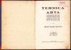 768SPN Tehnica și arta ceasornicarilor giuvaergiilor ... 1938 Ioan Rațiu