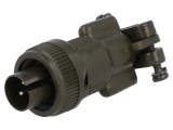 Conector circular mufă pe cablu PIN 3 tată lipire: Conector circular PIN 3 tată