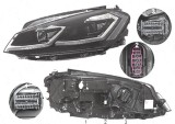 Far Volkswagen Golf 7 (5k), 03.2017-, fata, Stanga, cu dynamic cu lumini de curbe; cu static cu lumini de curbe; cu LED daytime running light; LED; e, Hella