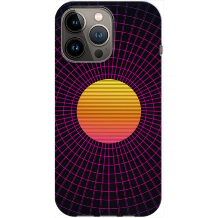 Husa compatibila cu Apple iPhone 14 Plus model Vaporwave, Silicon, TPU, Viceversa