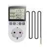 Priza Programabila Techstar&reg; KT3100, Digital Timer, Priza Intrerupator, 230V, 16A, Programabila Timp/Temperatura, Termostat, Senzor Temperatura (3m), 1