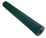 Plasa sarma sudata zincata plastifiata 1x10 metri, ochiuri 25x25 mm, fir 1.6 mm DSH 241673