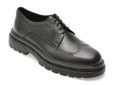 Pantofi GRYXX negri, 26530, din piele naturala