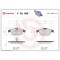Placute frana Mercedes Clasa C (W204) 01.07-01.15, Clasa E Convertible (A207) 01.10-12.16, Clasa E Coupe (C207) 01.09-12.16, Spate, BREMBO