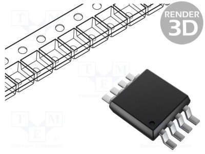 Amplificator audio rail-to-rail output 2 Ch SO8 Texas Instruments foto