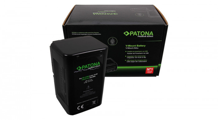 PATONA Premium V baterie / baterie re&icirc;ncărcabilă 225Wh Sony BP230W DSR 250P 600P 650P 652P - Patona Premium