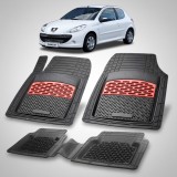 Cumpara ieftin Covorase Cauciuc tip Tavita Compatibile Peugeot 206+ Hatchback 3 usi, Red