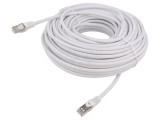 Patch cord S/FTP Cat6a Cu LSZH Alb 30m
