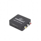 Cumpara ieftin ADAPTOR video GEMBIRD splitter HDMI (M) la Composite video + audio L/R (M) x 2 rezolutie maxima Full HD (1920 x 1080) la 60Hz black &amp;quot;DSC-HDMI-CVB