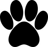 Cumpara ieftin Sticker Auto, Amprenta Animal, 25 cm, 12249ST-4, Oem