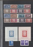 1958 LP 463 LP 463 a LP 464 LP 465 CENTENARUL MARCII POSTALE ROMANESTI MNH NESTAMPILATE