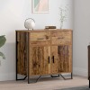 VidaXL Bufet cu sertar Lemn vechi 79.5 x 35.5 x 74.5 cm Lemn compozit 883566