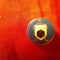 Insigna RSR Ministerul Ind. Chimice , Control si Management , metal si email , d= 2cm