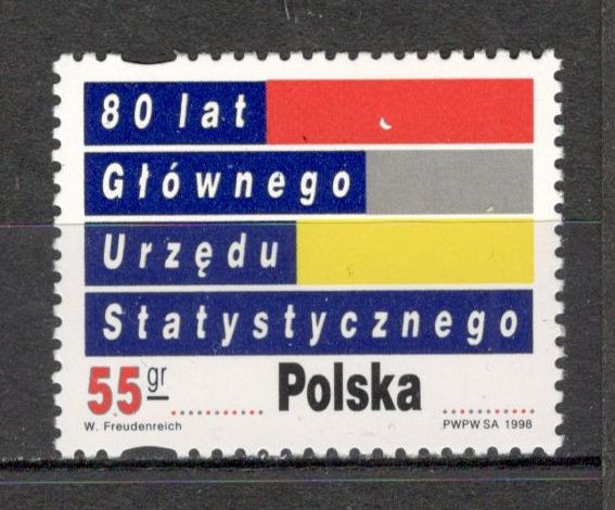 Polonia.1998 80 ani Serviciul de Statistica MP.335