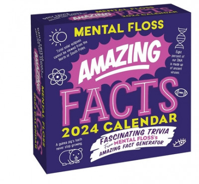 Amazing Facts from Mental Floss 2024 Day-To-Day Calendar: Fascinating Trivia from Mental Floss&amp;#039;s Amazing Fact Generator foto