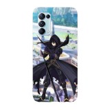 Husa compatibila cu Oppo A52, Viceversa, model Shadow The Eminence in Shadow, Silicon, TPU, Transparent, Carcasa