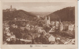 Luxembourg 1927 , Clervaux - Panorama , Circulata, Printata
