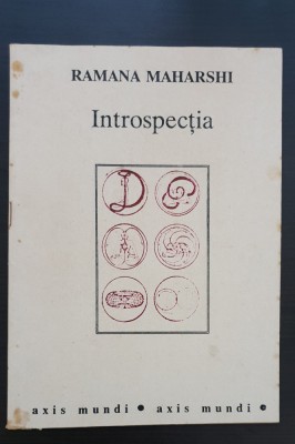 Introspecția - Ramana Maharshi foto