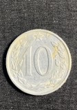 Moneda Cehoslovacia 10 haleri 1961