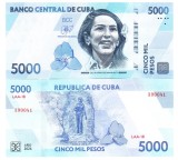 Cuba 5 000 5000 Pesos 2026 P-New UNC