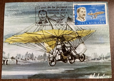 C12 - maxima Romania - tematica aviatie 1 - prima zi a emisiunii sau expozitii foto