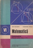 Ion Cuculescu - Matematica. Geometrie. Manual pentru clasa a VI-a