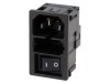 Conector Alimentare AC 10A 250V IEC 60320
